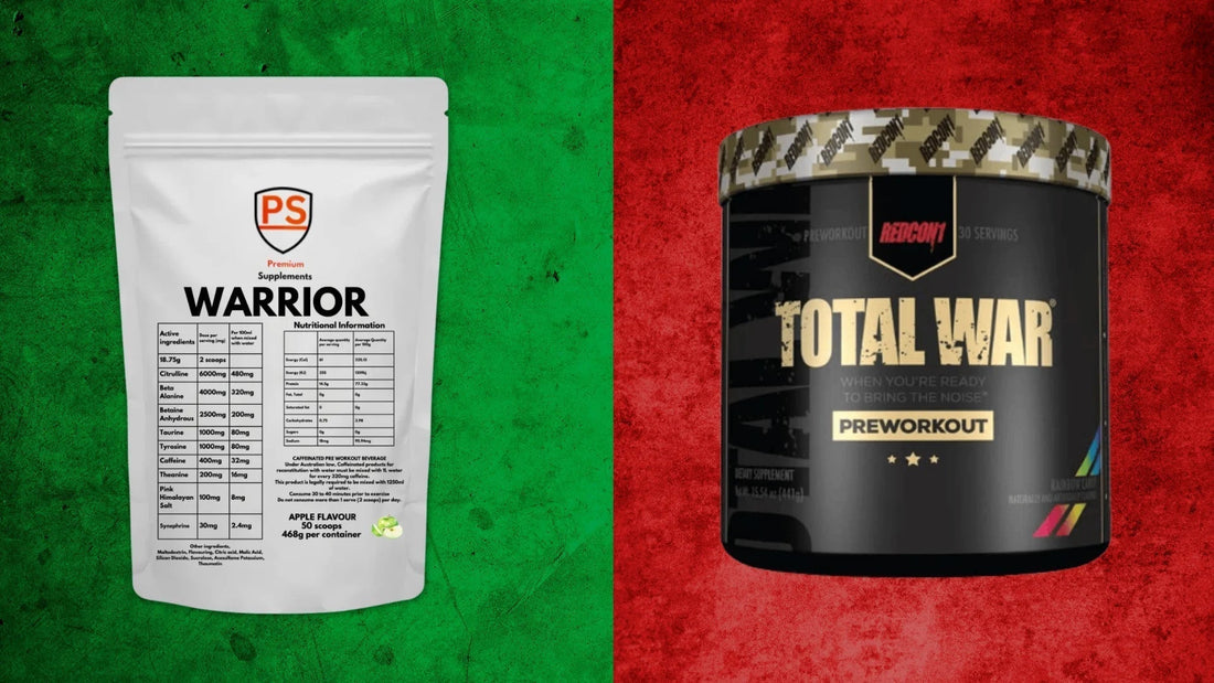 Warrior Pre workout vs Total War Pre workout - Premiumsupps